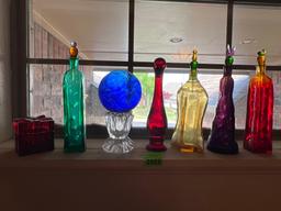 Colorful Glass Bottles