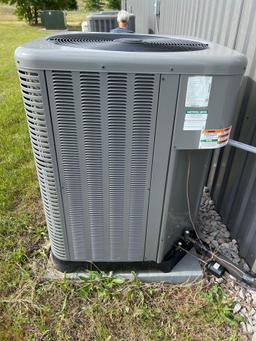 Rheem 16 seer 4 ton outside unit and inside airhandler included is approximately 20 ft of duct.