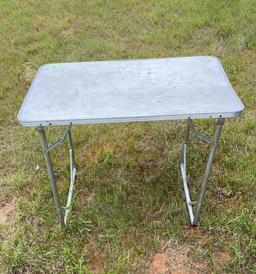 Aluminum table folding table 2ft x 3ft