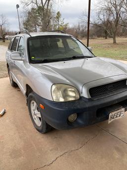 Hyundai 04 V6. transmission needs work no key does not run clear title