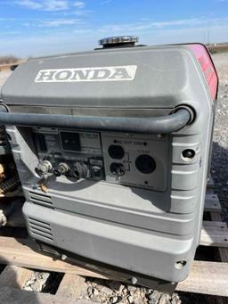 Honda EU3000IS generator, condition unknown.
