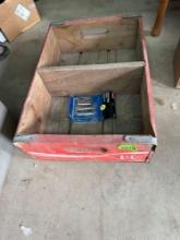 wooden coke crate
