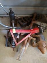 Jacks, jack stand, starter, water pump miscellaneous items