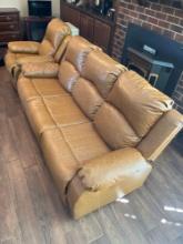 leather recliner and couch