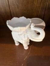 ceramic elephant and candle holder