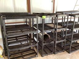 Plastic shelving