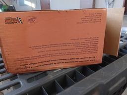 Please note that the box is dirty and damaged. This item is part of items that were recovered after