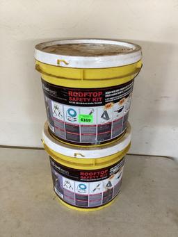 rooftop safety kits- 2 buckets