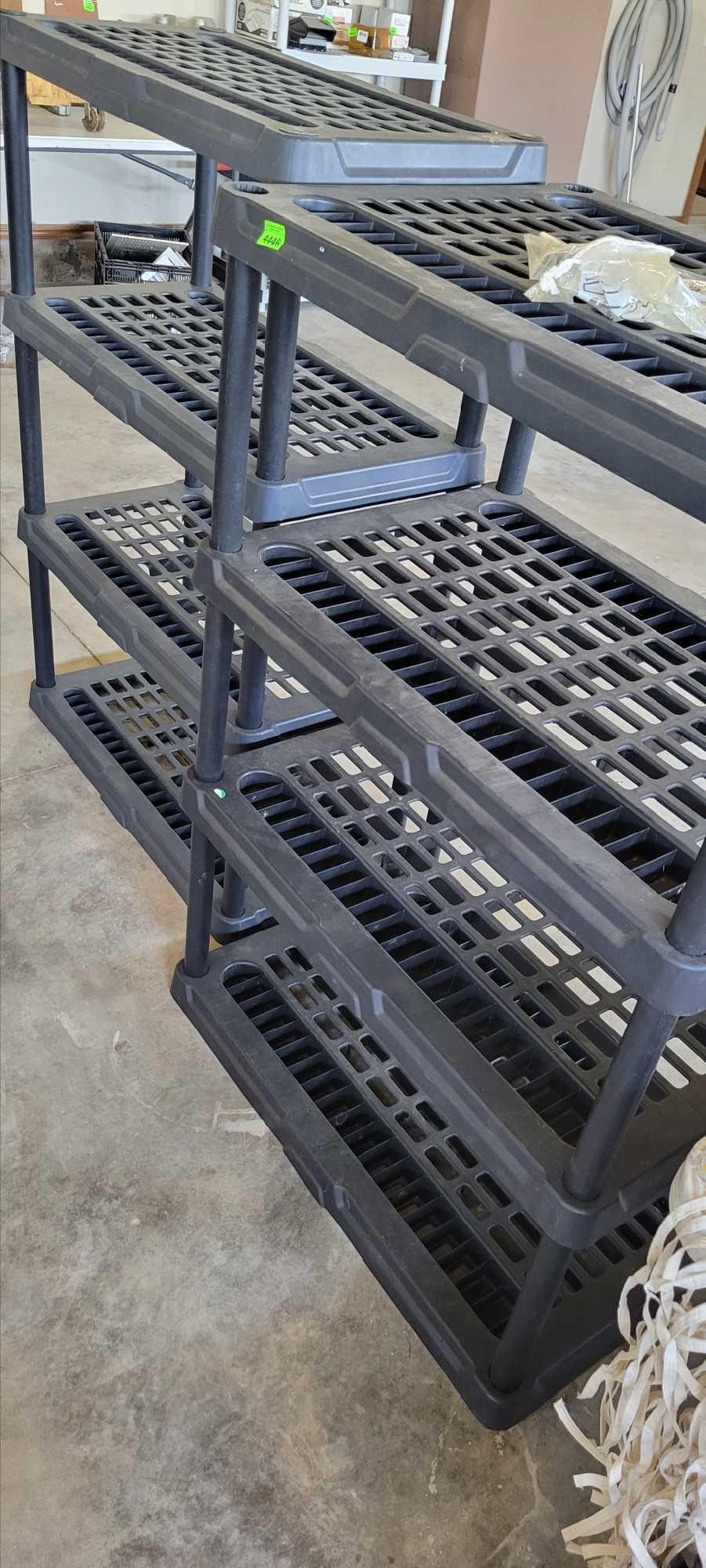 Plastic shelving