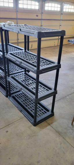 Plastic shelving