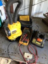 multimeter, dewalt cordless flashlight