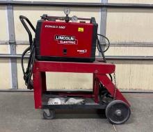 Lincoln Electric Power MIG 180C MIG Welder on Cart with Extra Tips