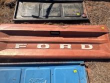 antique ford pickup bed tailgate only red tailgate