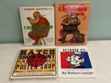 Norman Rockwell & The Saturday Evening Post Christmas Books, Hatch Show Print & John Q Books