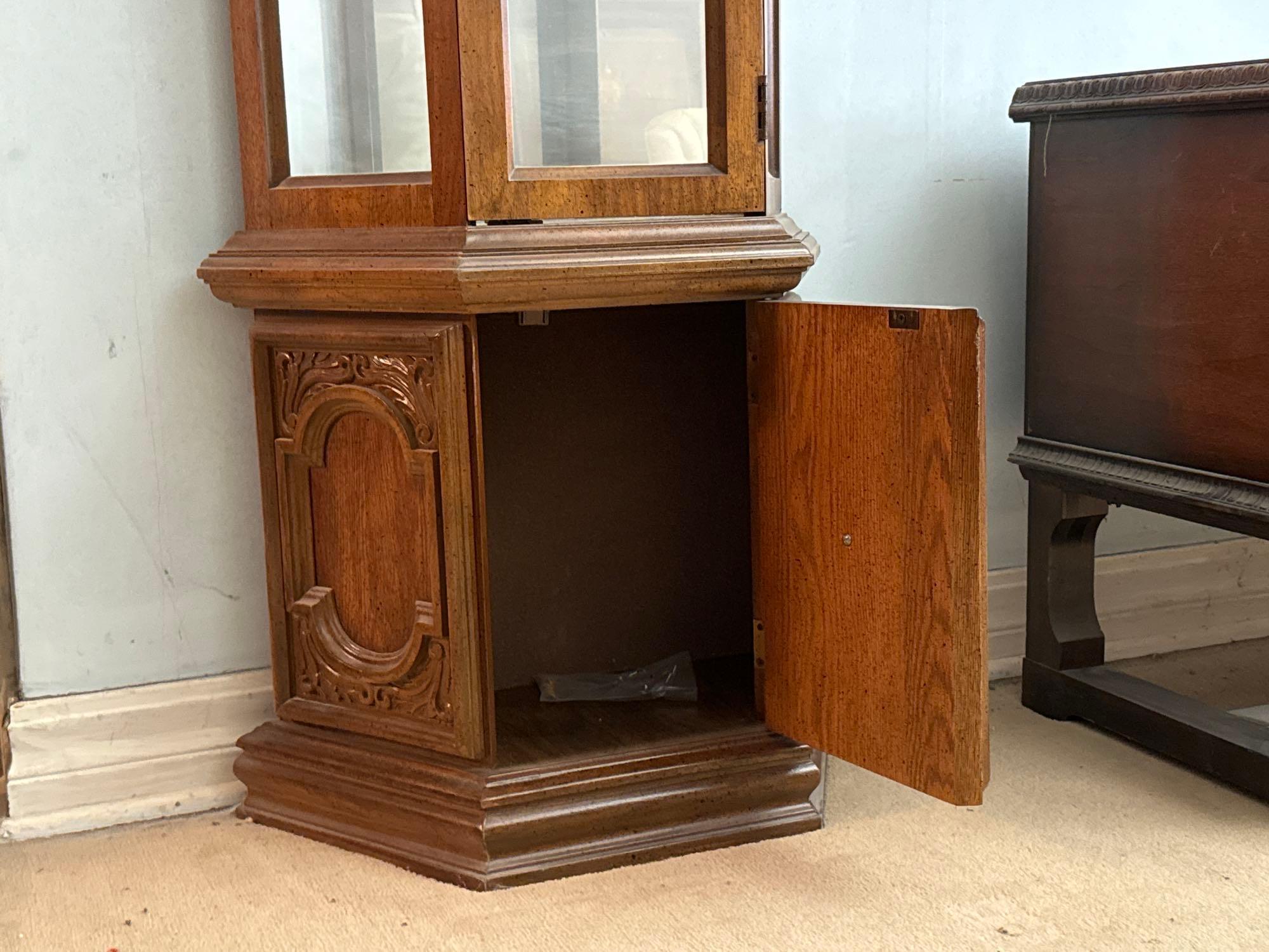 Wood Curio Cabinet