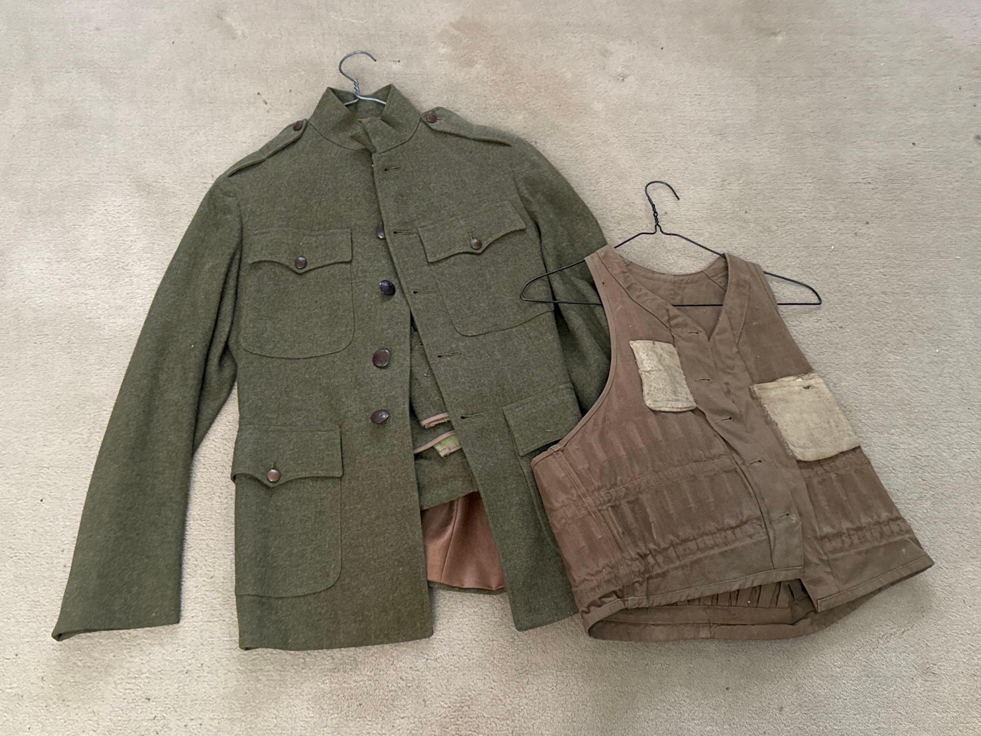 World War I Military Uniform & Hunting Vest
