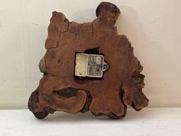 Wood Slab Clock