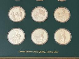 Norman Rockwell Spirit of Scouting Sterling Silver Medals & Collectible Plates