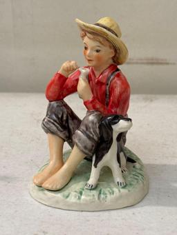 Vintage Norman Rockwell W. Goebel Figurines