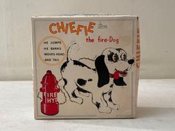 Vintage Chiefie the Fire Dog Battery Powered Toy