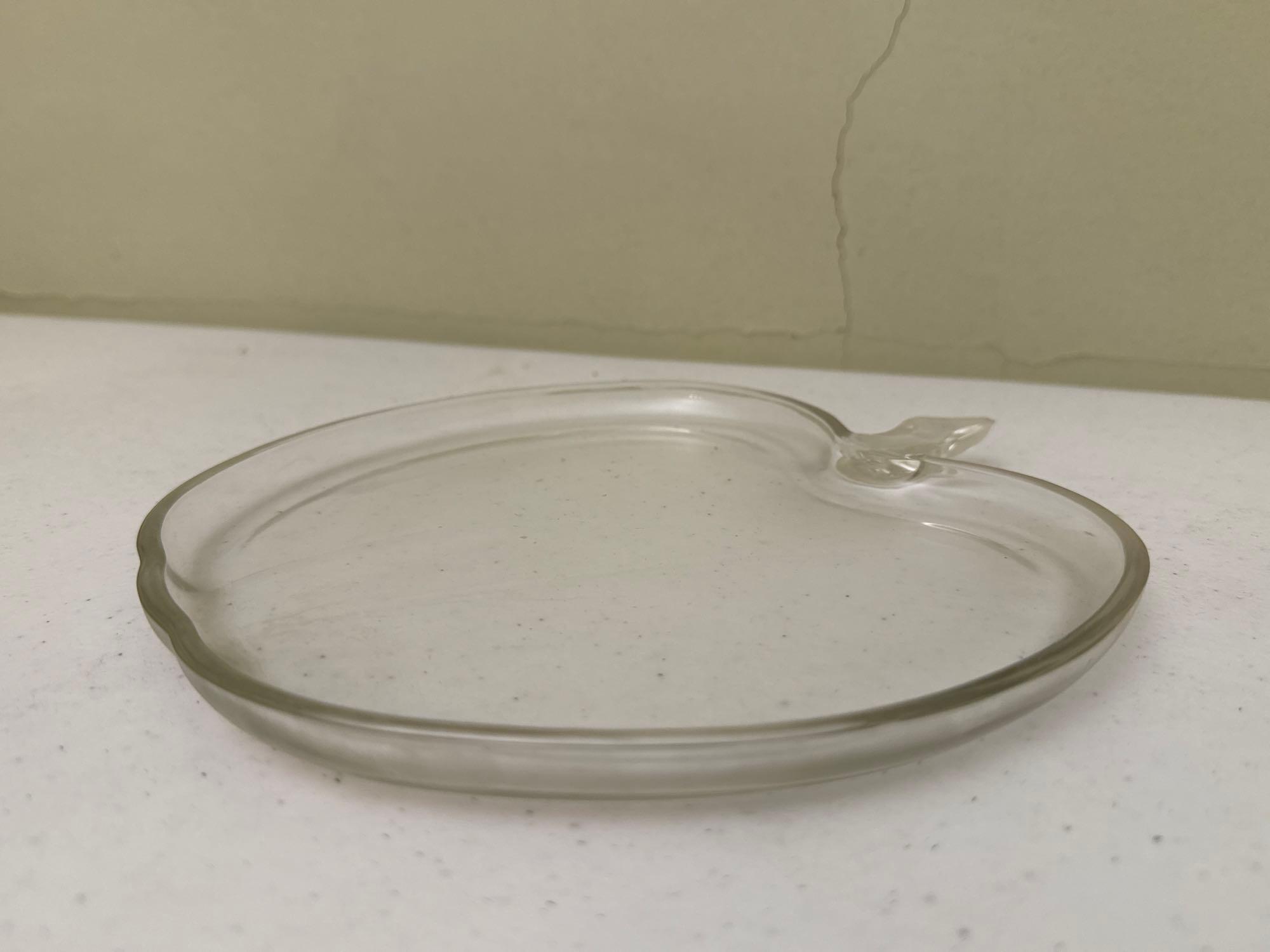 Glass Apple Plates & Bowls