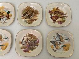Enoch Wedgwood Game Bird Decorative Plates & Turkey Salt & Pepper Shakers