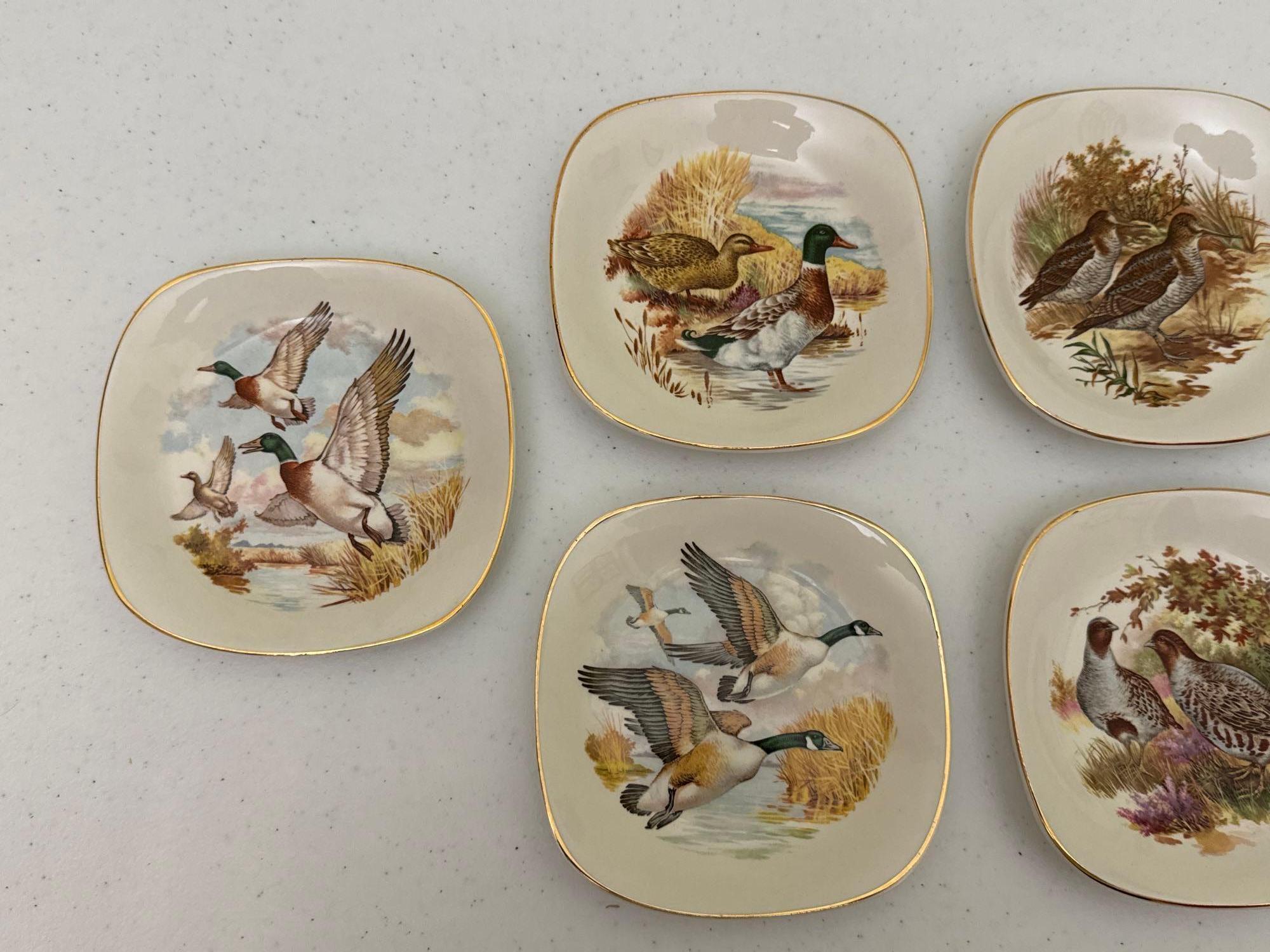 Enoch Wedgwood Game Bird Decorative Plates & Turkey Salt & Pepper Shakers