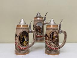 Anhauser Busch Budweiser Collector Beer Steins