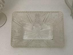Molded & Cut Glass Platters & Bowls