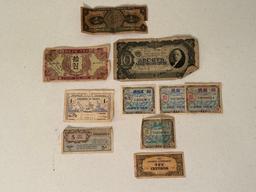 Vintage Foreign Currency