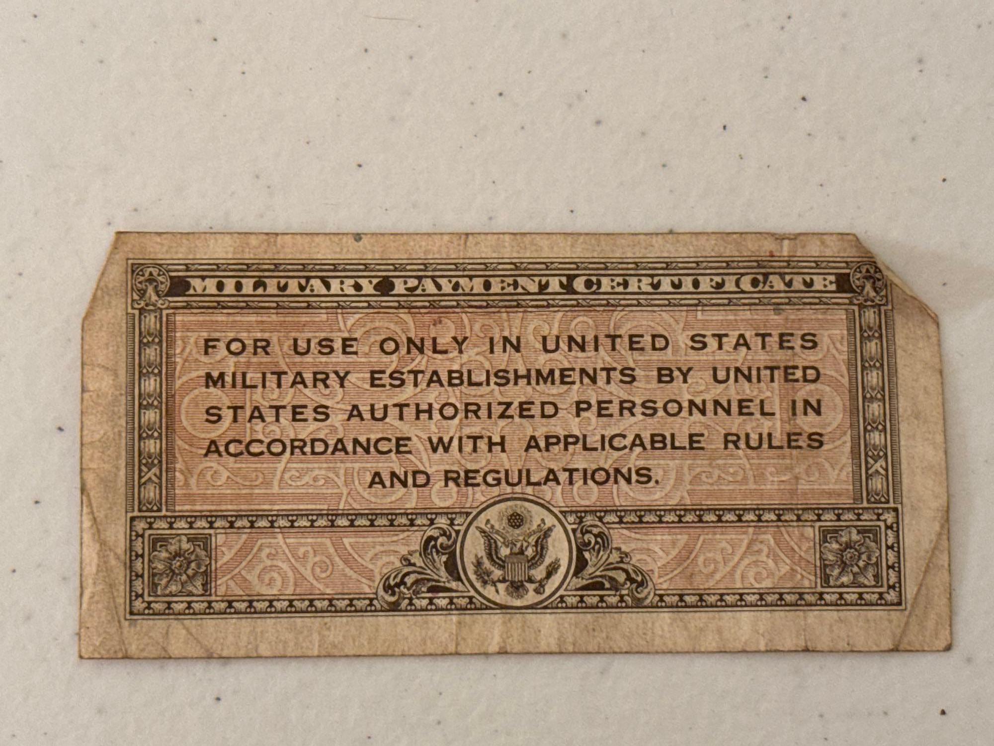 Vintage Foreign Currency