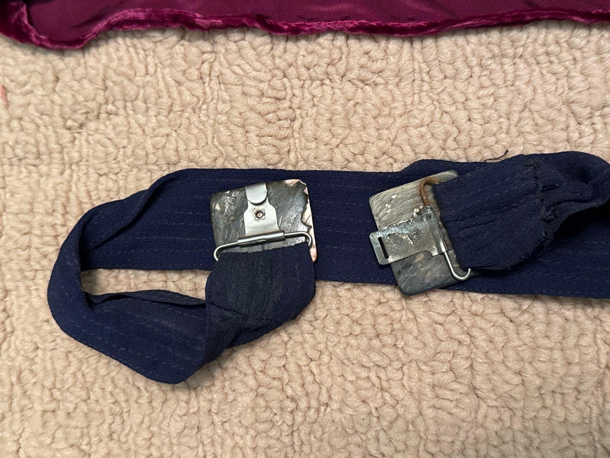 Vintage Belts, Beaded Handbag & Scarf