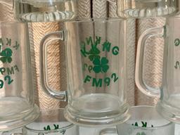 Vintage KKNG FM 92 St. Patricks Day Mugs