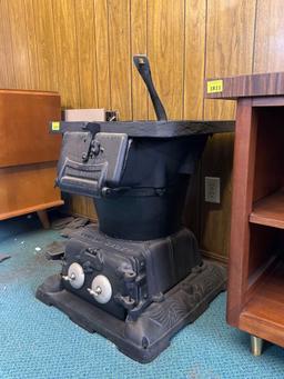 Antique Union Caboose Railroad Wood & Coal Stove #249