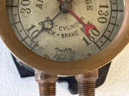 Antique Ashton Air Brake Gauge