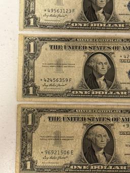 1935 One Dollar Silver Certificates with Star in the Serial Number