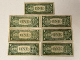 1935 One Dollar Silver Certificates