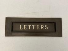 Vintage Metal Mail Slot