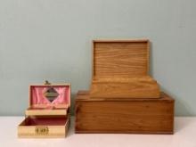 Wood Box & Jewelry Boxes