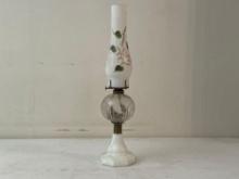 Milk Glass Oil Lamp