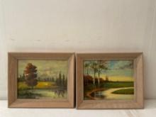 Framed Landscape Paintings