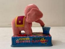 Vintage Jumbo the Bubble Blowing Elephant Battery Powered Toy