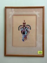 Contemporary Native American Framed Art