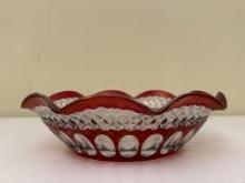 Vintage Westmoreland Wakefield Ruby Red Bowl