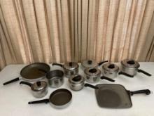 Vintage Ecko Ware & Flint Stainles Steel Pots