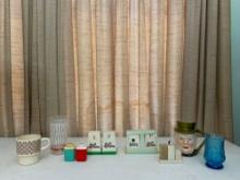 Vintage Salt & Pepper Shakers, Mugs & Glasses