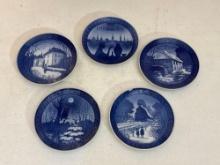 Royal Copenhagen Blue Decorative Plates