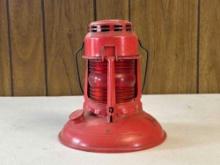 Vintage Dietz Red Traffic Guard Lantern
