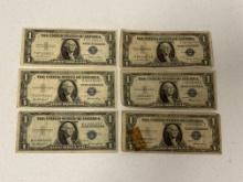 1935 One Dollar Silver Certificates