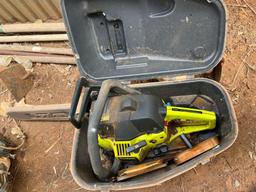 poulan pro chainsaw with case and parts